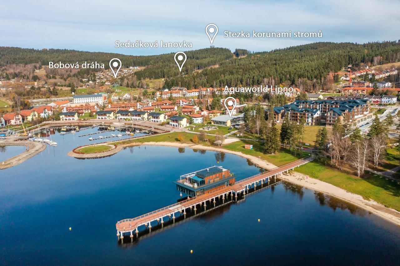 Apartament A121 Molo Lipno S Infrasaunou - Residence Koubek Lipno nad Vltavou Bagian luar foto